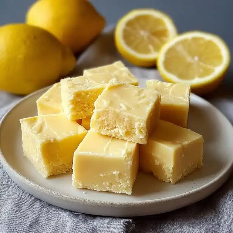 Lemon Fudge Recipe