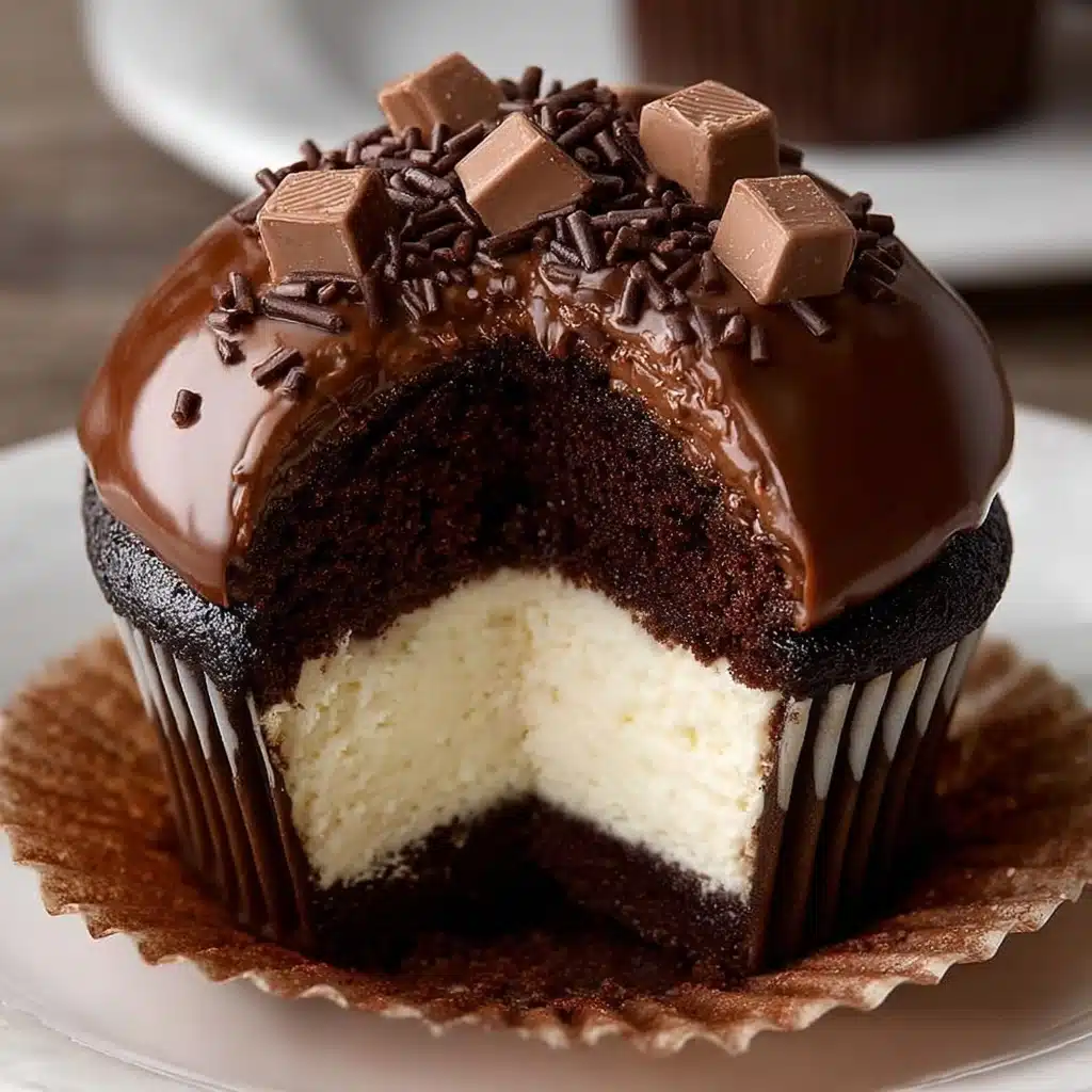 Chocolate Cheesecake Cupcakes Recipe - Recipe Image