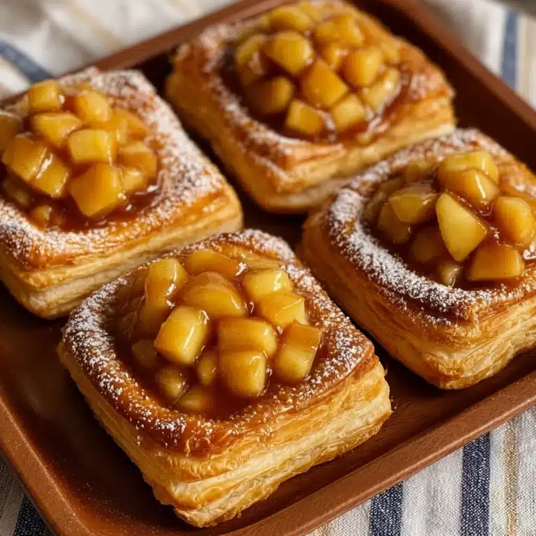 Caramel Apple Puff Pastry Recipe