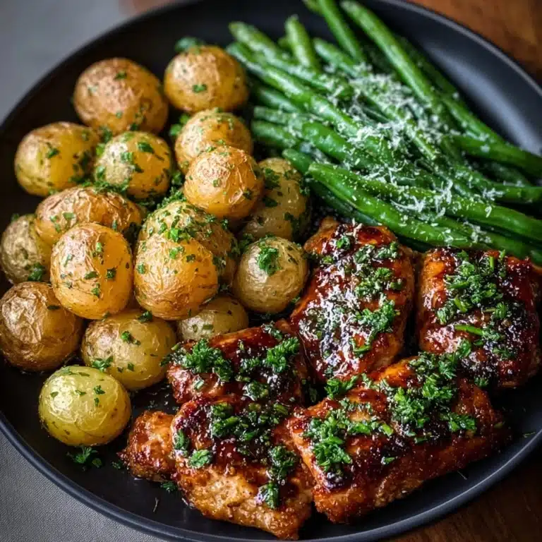 Country Ranch Green Beans & Potatoes with Chicken Recipe