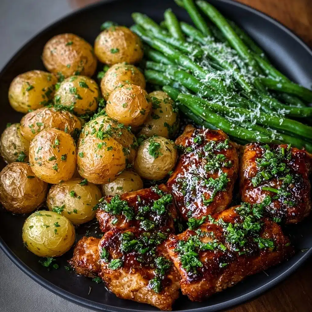 Country Ranch Green Beans & Potatoes with Chicken Recipe - Recipe Image