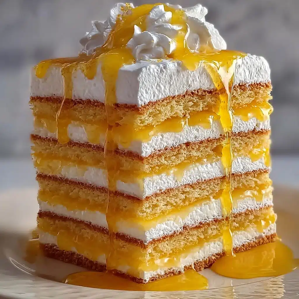 Lemon Meringue Cake Recipe - Recipe Image