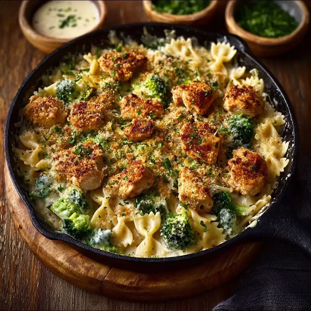 Chicken and Broccoli Baked Alfredo Recipe - Recipe Image
