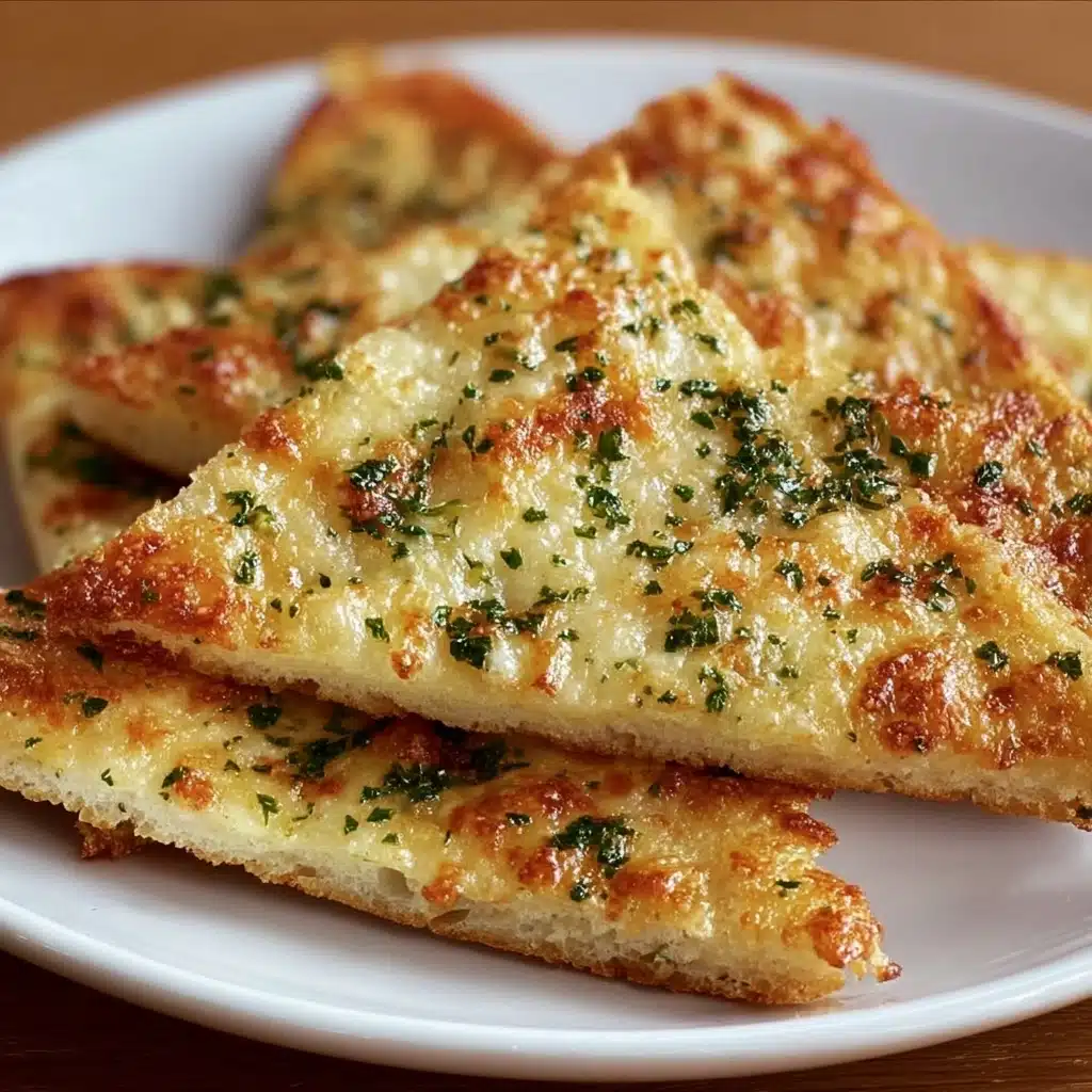 Crispy Cheesy Garlic Tortilla Snack Recipe - Recipe Image