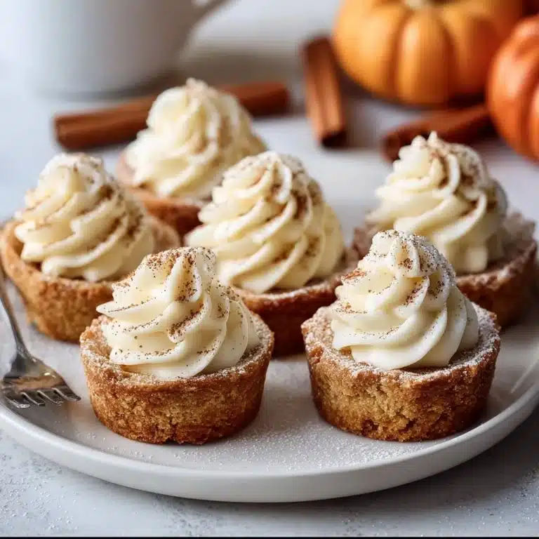Pumpkin Spice Cream Cheese Tartlets Recipe