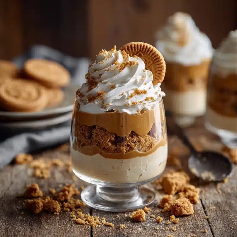 Biscoff Cookie Mousse Parfait Recipe