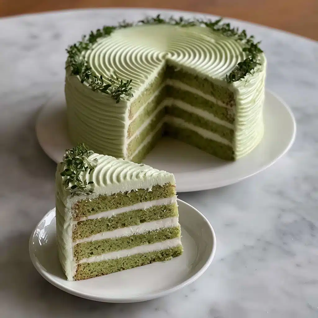 Matcha Layer Cake Recipe - Recipe Image