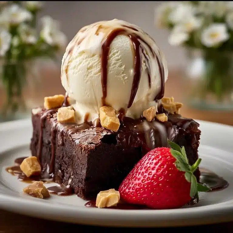 Brownie à la Mode Recipe