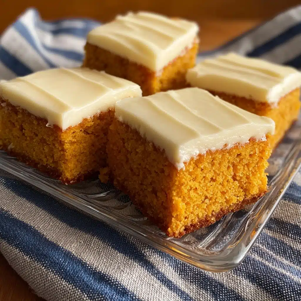 Old-Fashioned Pumpkin Bars with Cream Cheese Frosting Recipe
