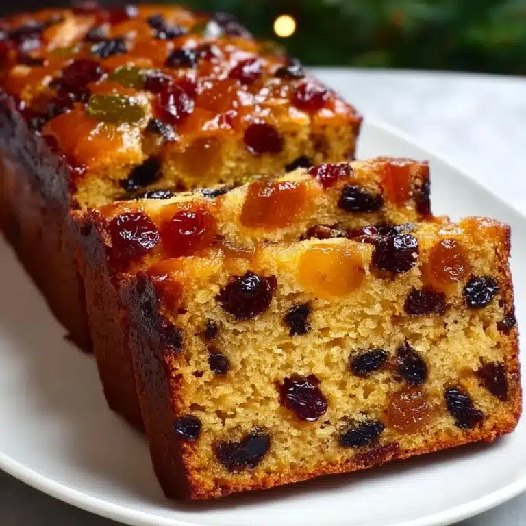 Rich Moist Fruit Cake Loaf Recipe