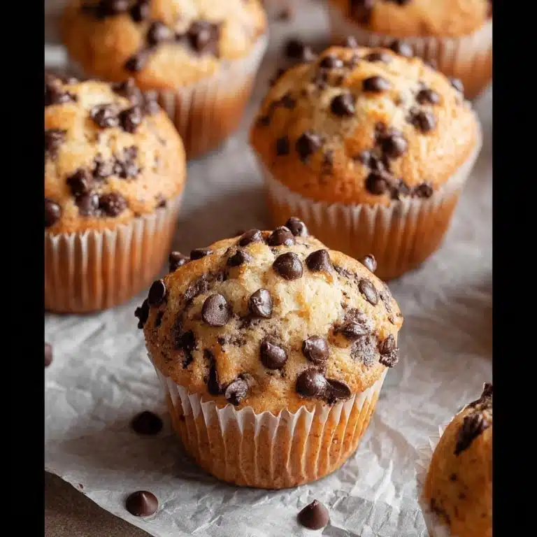 Chocolate Chip Peanut Butter Muffins Recipe