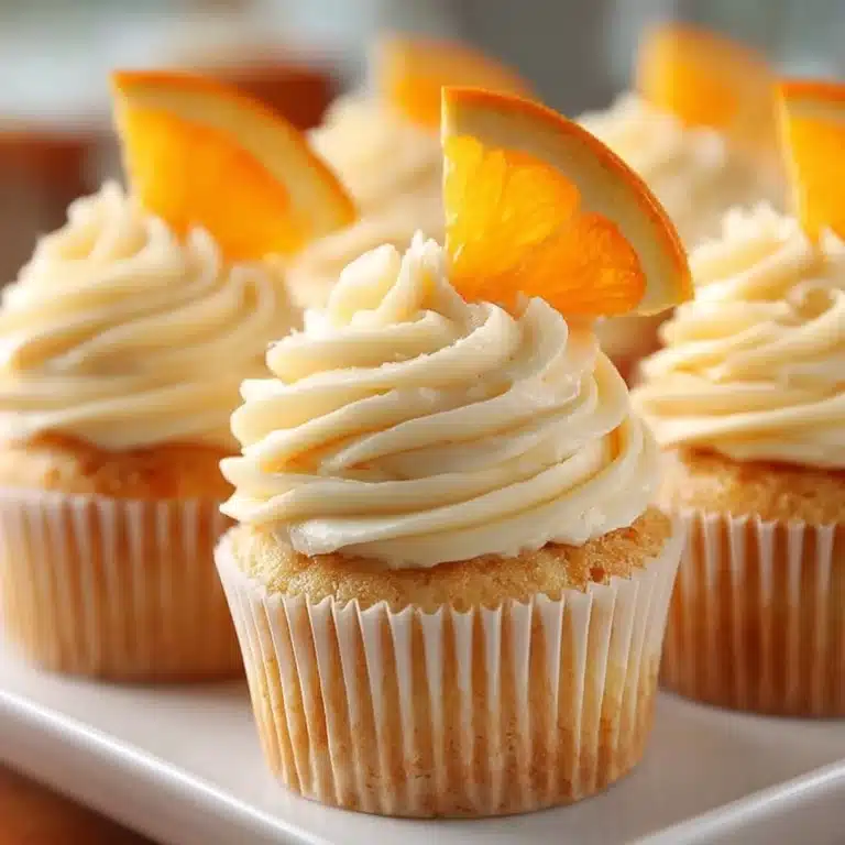 Fluffy Orange Cupcakes Recipe
