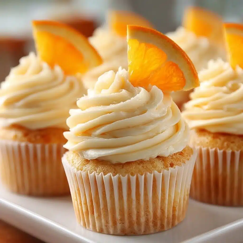 Fluffy Orange Cupcakes Recipe