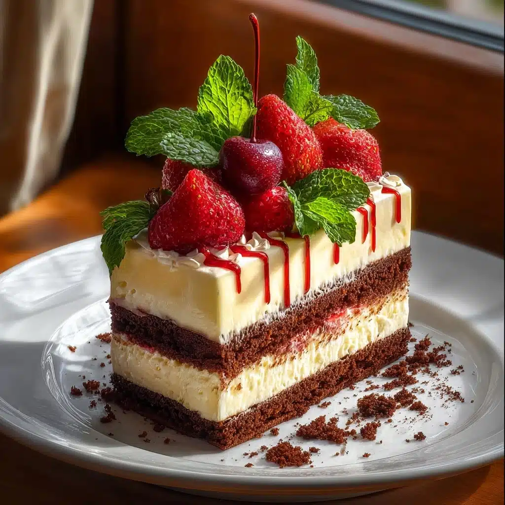 Double-Layer Strawberry Cheesecake Recipe - Recipe Image