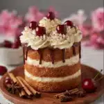 Cherry & Cinnamon Layer Cake Recipe