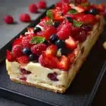Berry Cream Cheesecake (No-Bake) Recipe