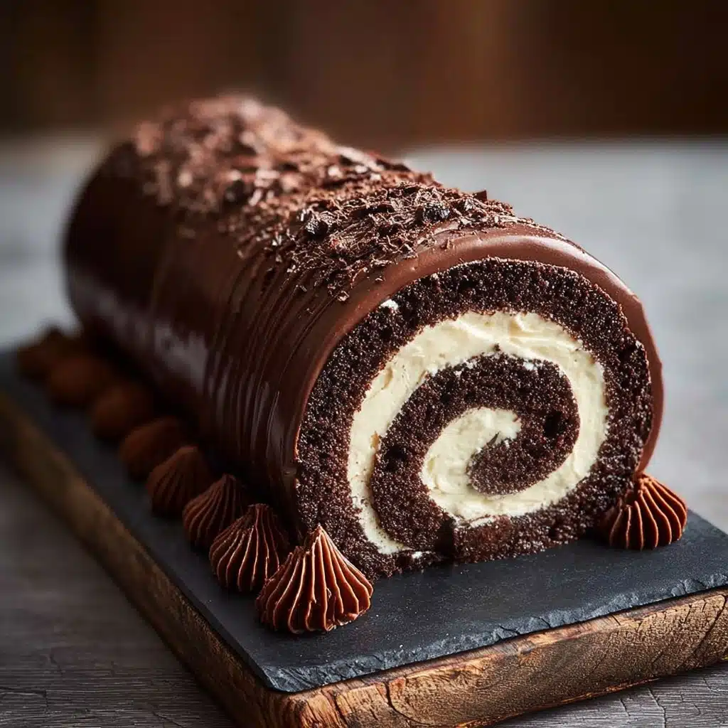 Chocolate Swiss Roll Cake Recipe