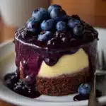 Blueberry Cheesecake with Blueberry Sauce Recipe