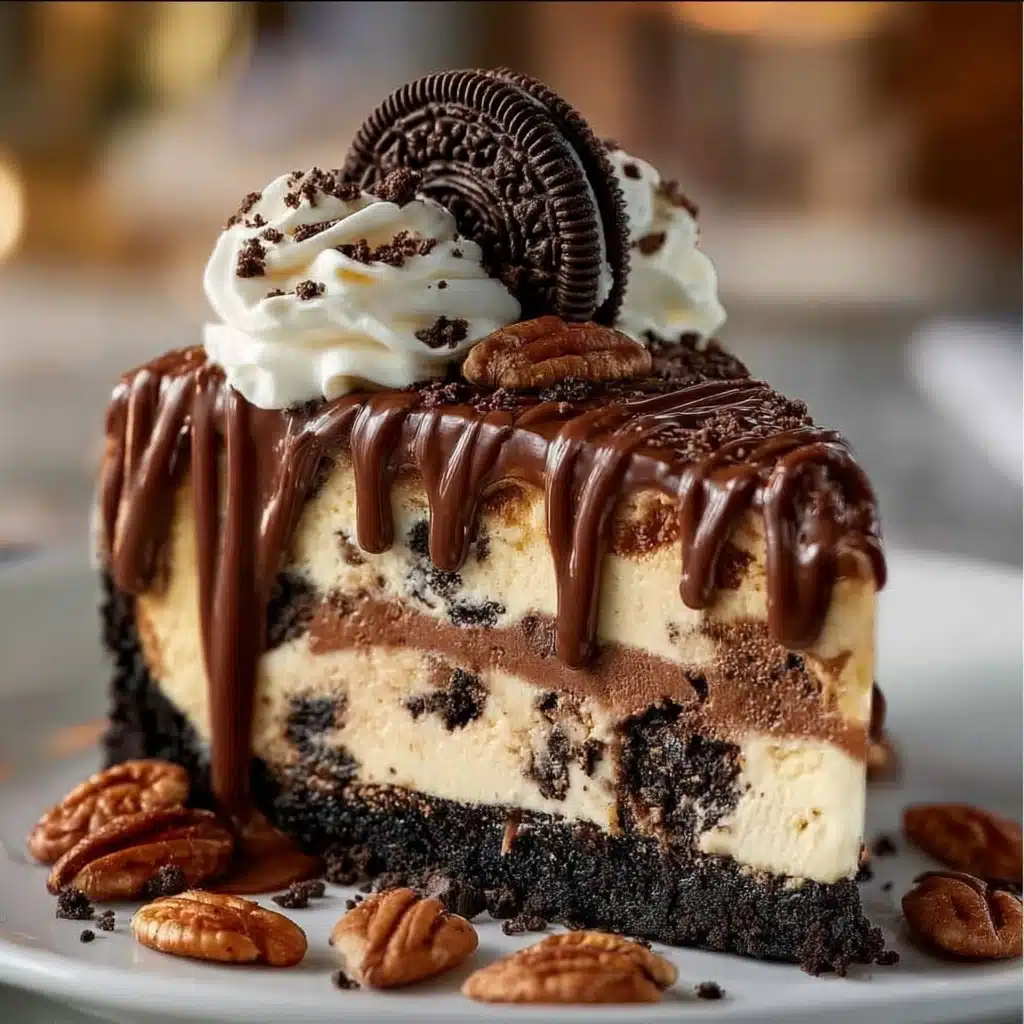 Oreo Drip Cheesecake** Recipe