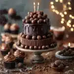 Chocolate Drip Celebration Cake Recipe
