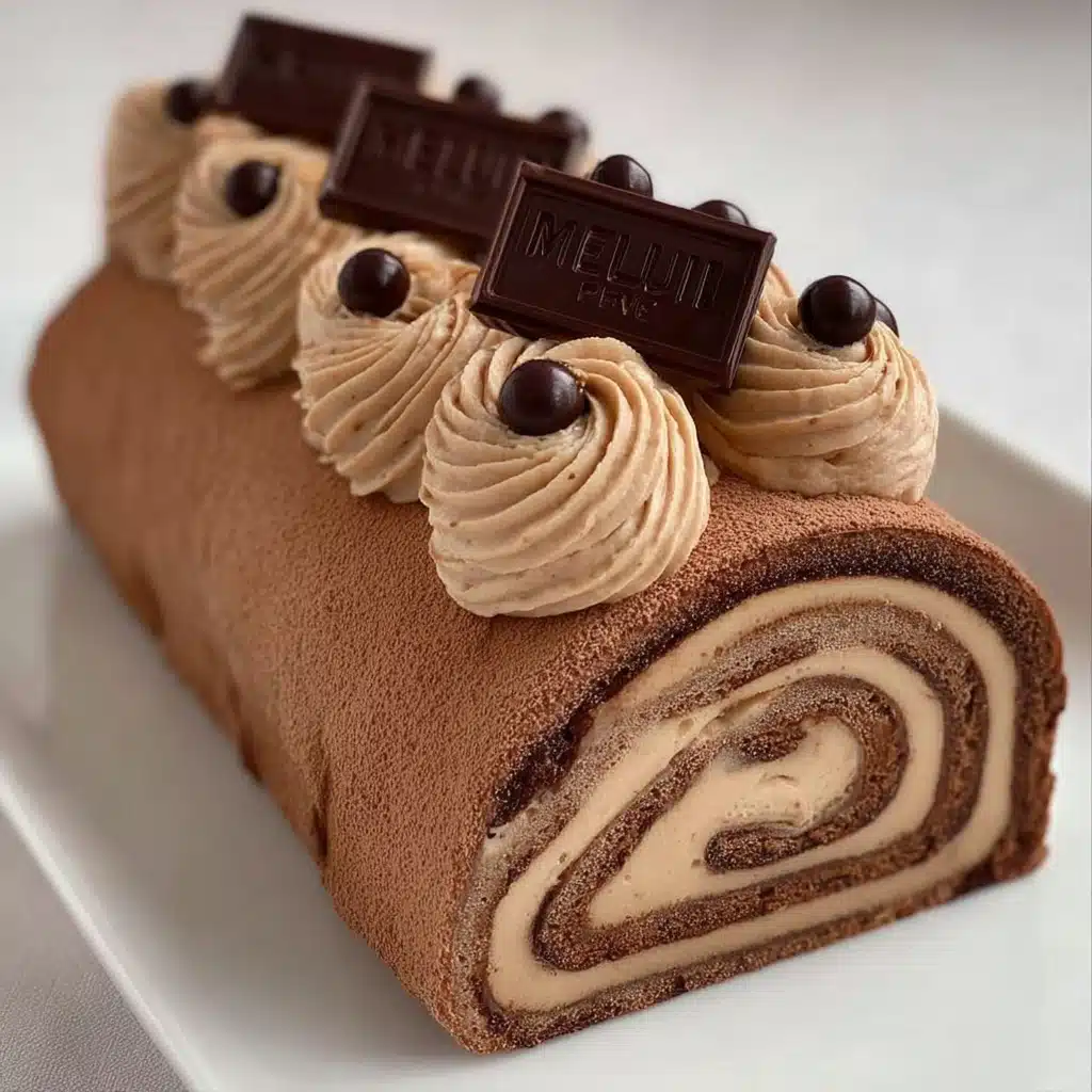 Chocolate Mille Crepe Roll Cake Recipe