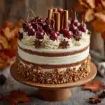Festive Spiced Cherry Cake Recipe