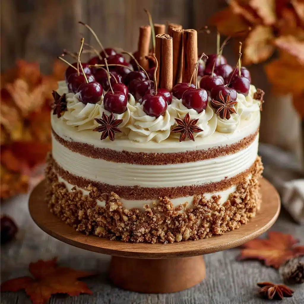 Festive Spiced Cherry Cake Recipe