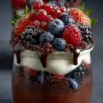 Chocolate Berry Trifles in Jars Recipe