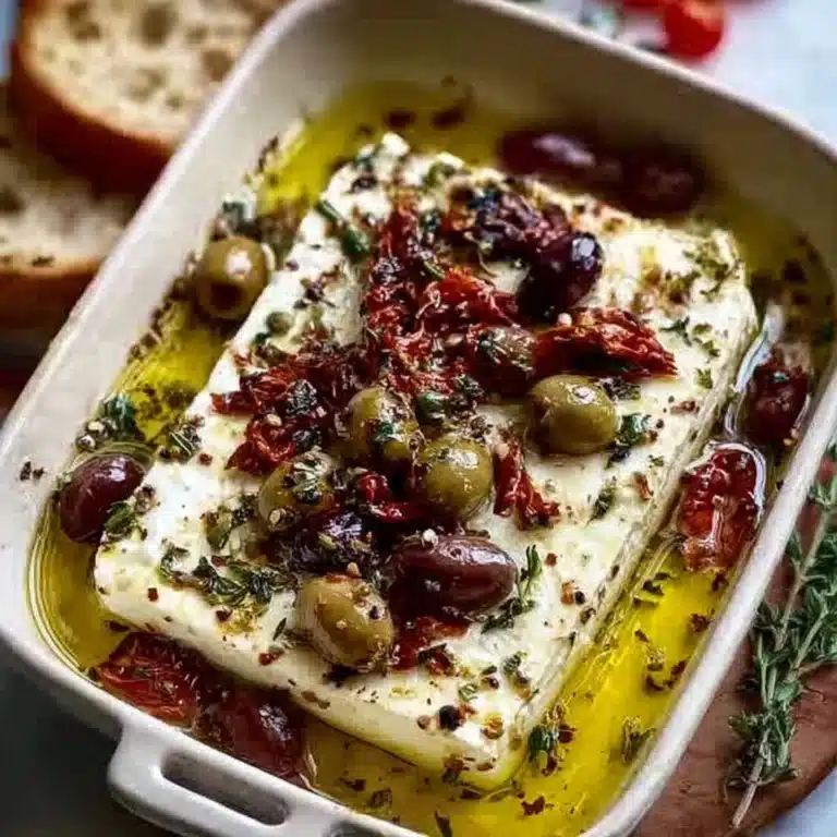 Mediterranean Feta Cheese Bake Recipe