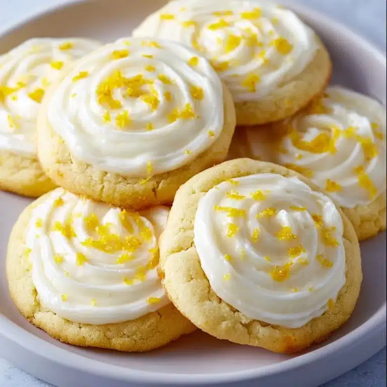 Zesty Lemon Frosted Cookies Recipe