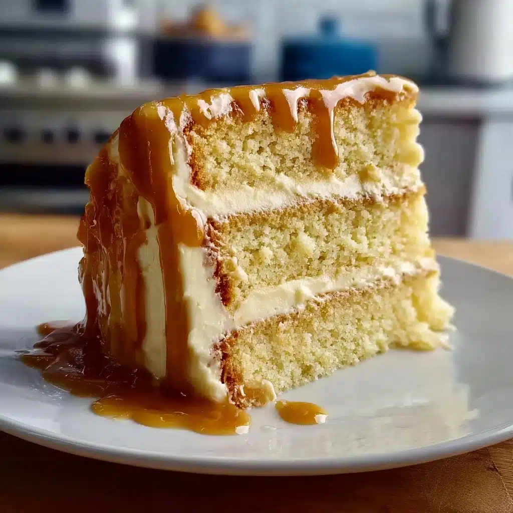 Decadent Butterscotch Cake with silky Caramel Frosting Recipe - Recipe Image