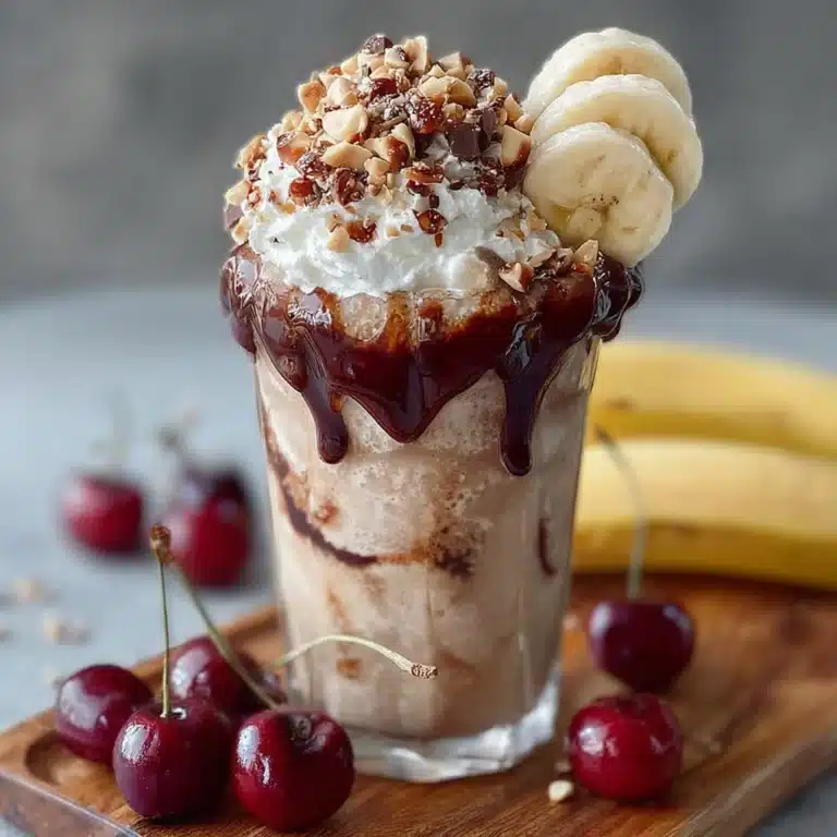 Banana Split Milkshake Recipe