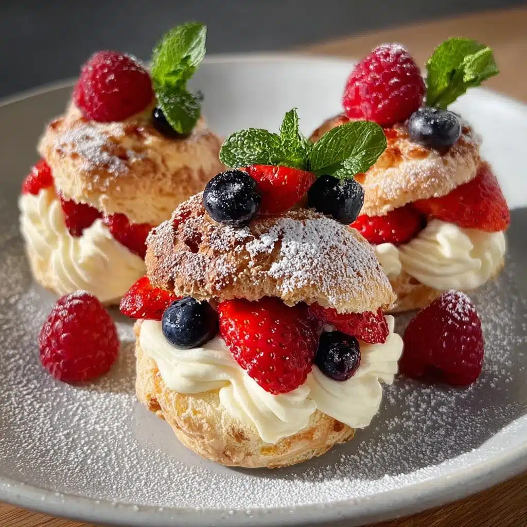 Mini Pavlovas with Fresh Berries Recipe