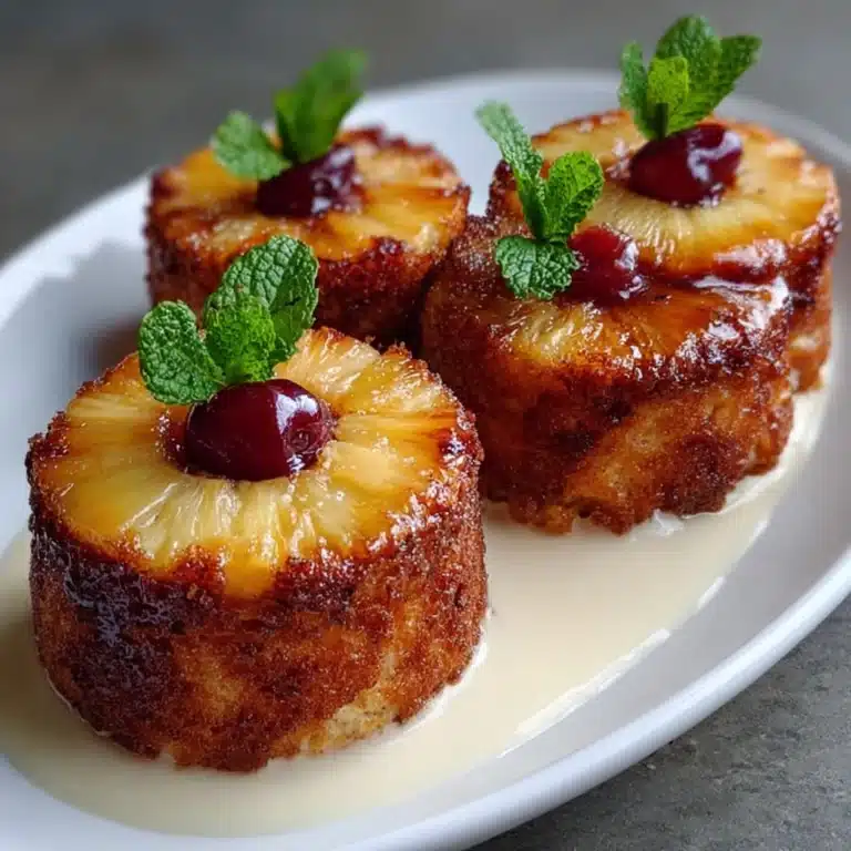 Pineapple Upside-Down Cupcakes Recipe