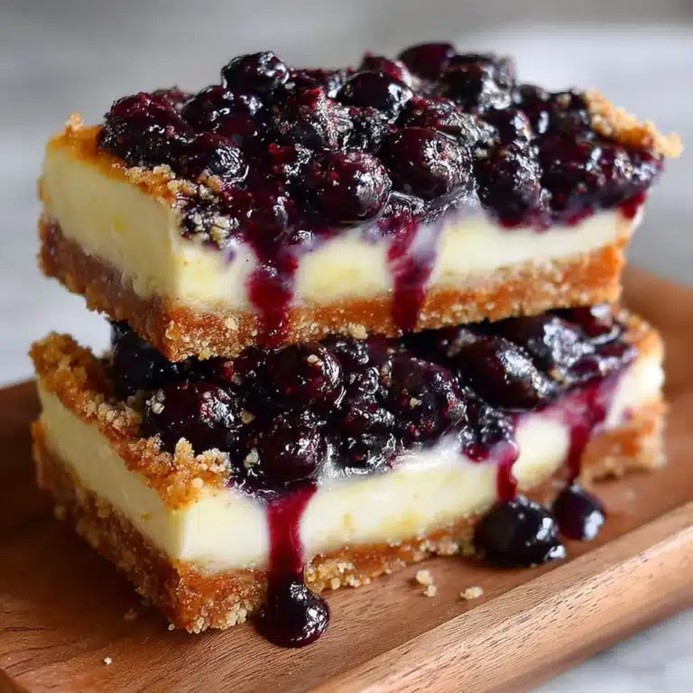 Blueberry Cheesecake Ice Cream Bars Recipe