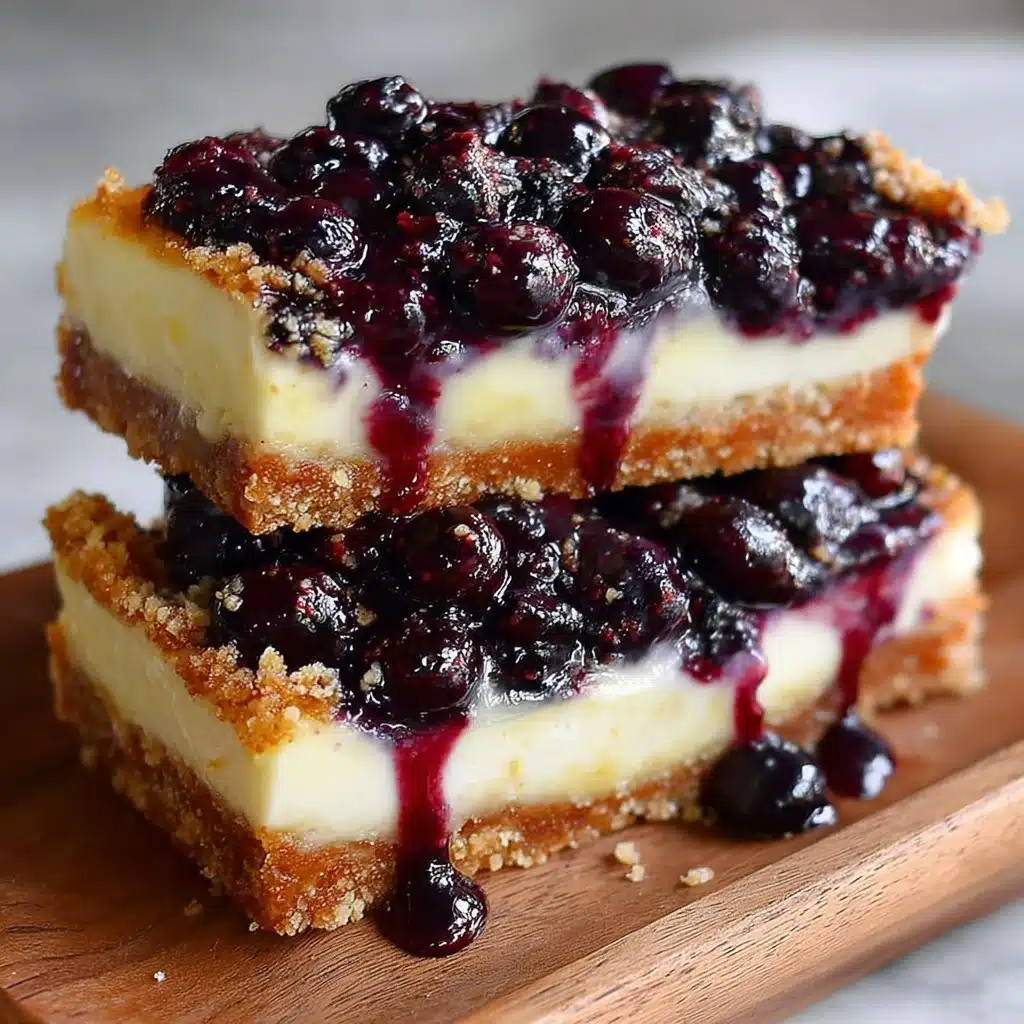 Blueberry Cheesecake Ice Cream Bars Recipe
