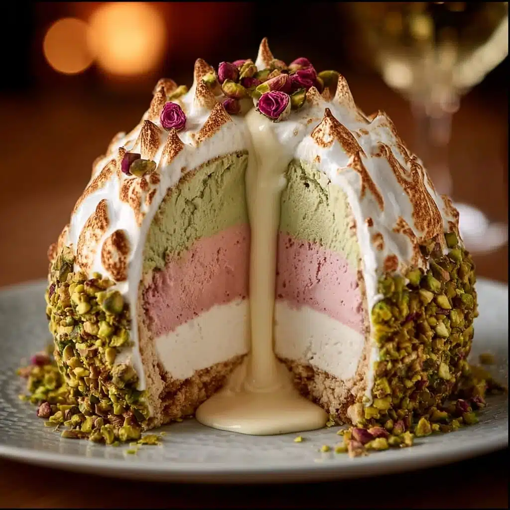 Holiday Ice Cream Bombe Recipe