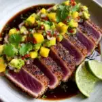 Seared Tuna with Mango-Avocado Salsa Recipe
