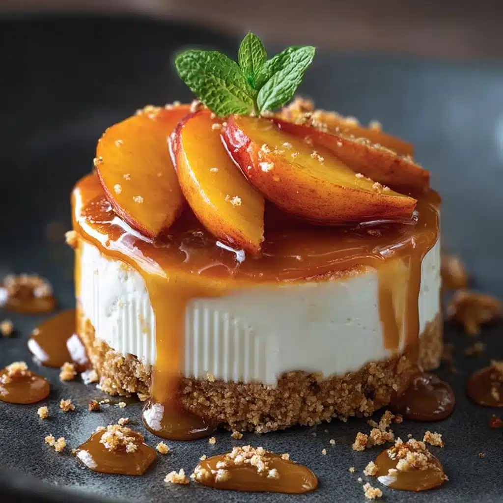 No-Bake Peach Cheesecake Recipe
