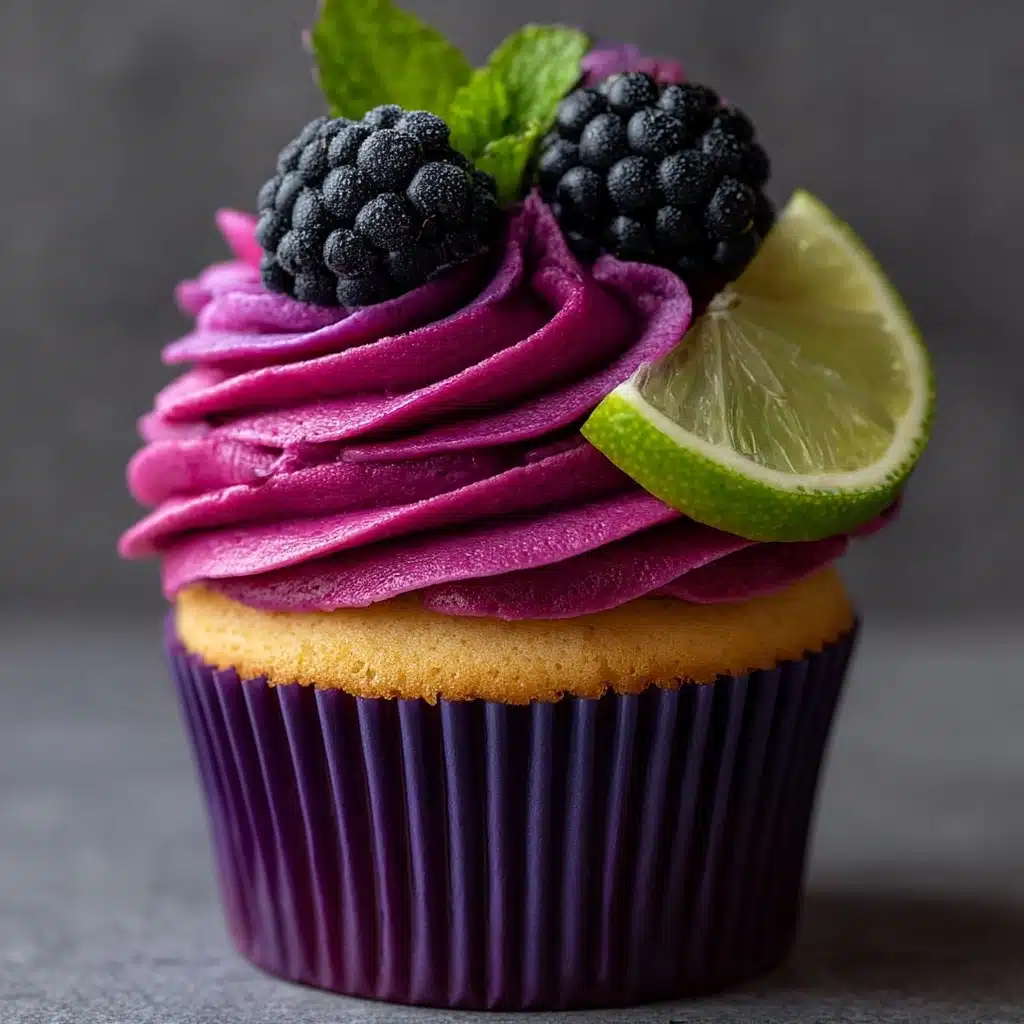 Blackberry Lime Cheesecake Cupcakes Recipe