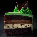 Mint Chocolate Fudge Cheesecake Cake Recipe