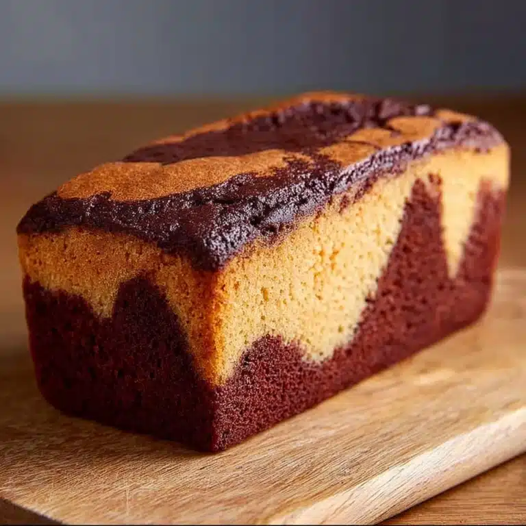 Red Velvet Marble Loaf Cake Recipe