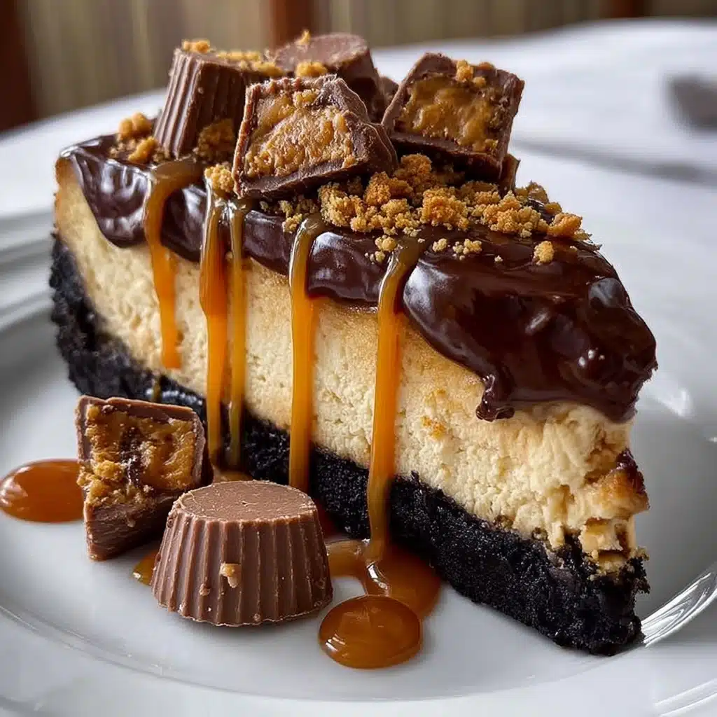 Giant Reese’s Peanut Butter Cup Pie Recipe - Recipe Image