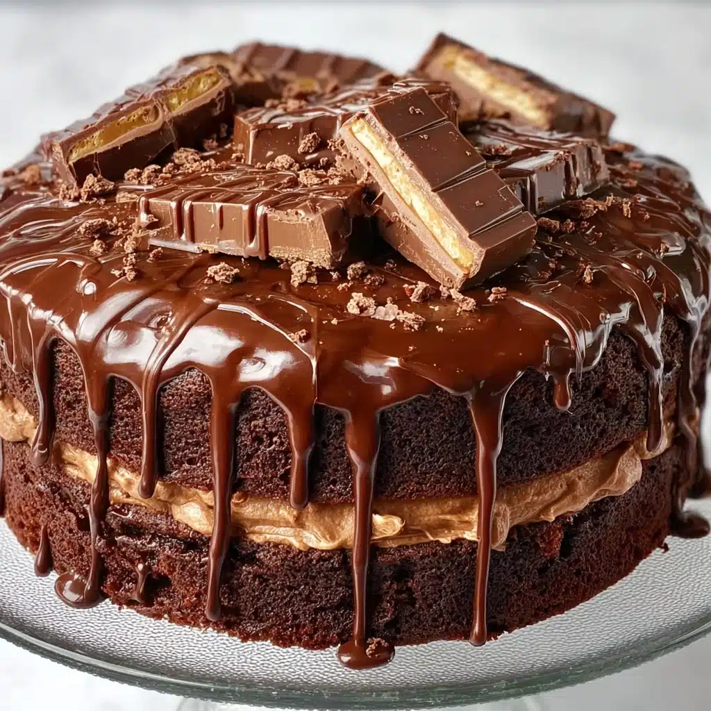 Bar-One Chocolate Cake with Bar-One Sauce Recipe - Recipe Image