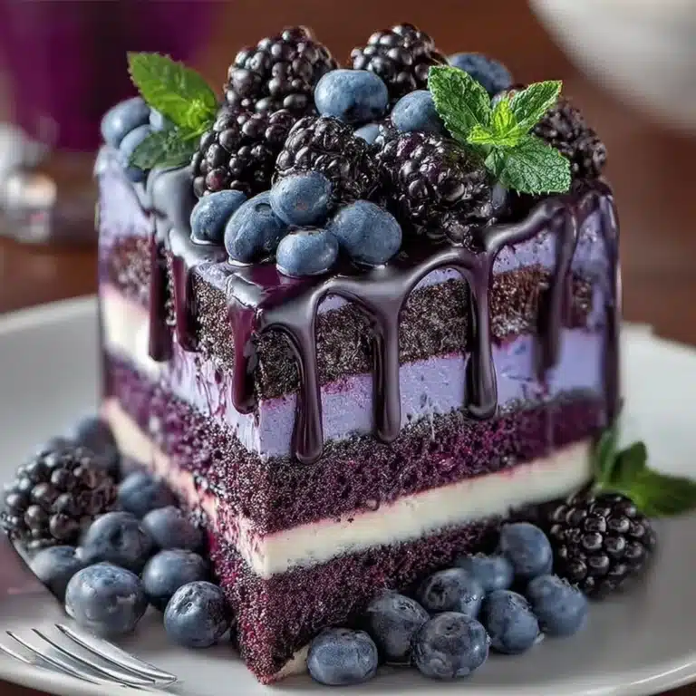 Blueberry & Blackberry Layer Cake Recipe
