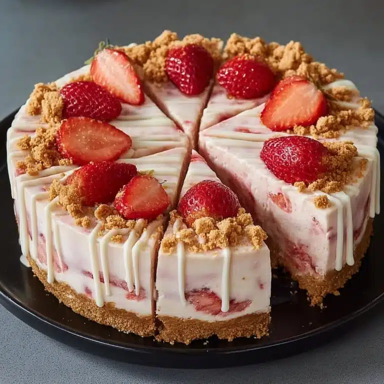 No-Bake Strawberry Cheesecake Recipe