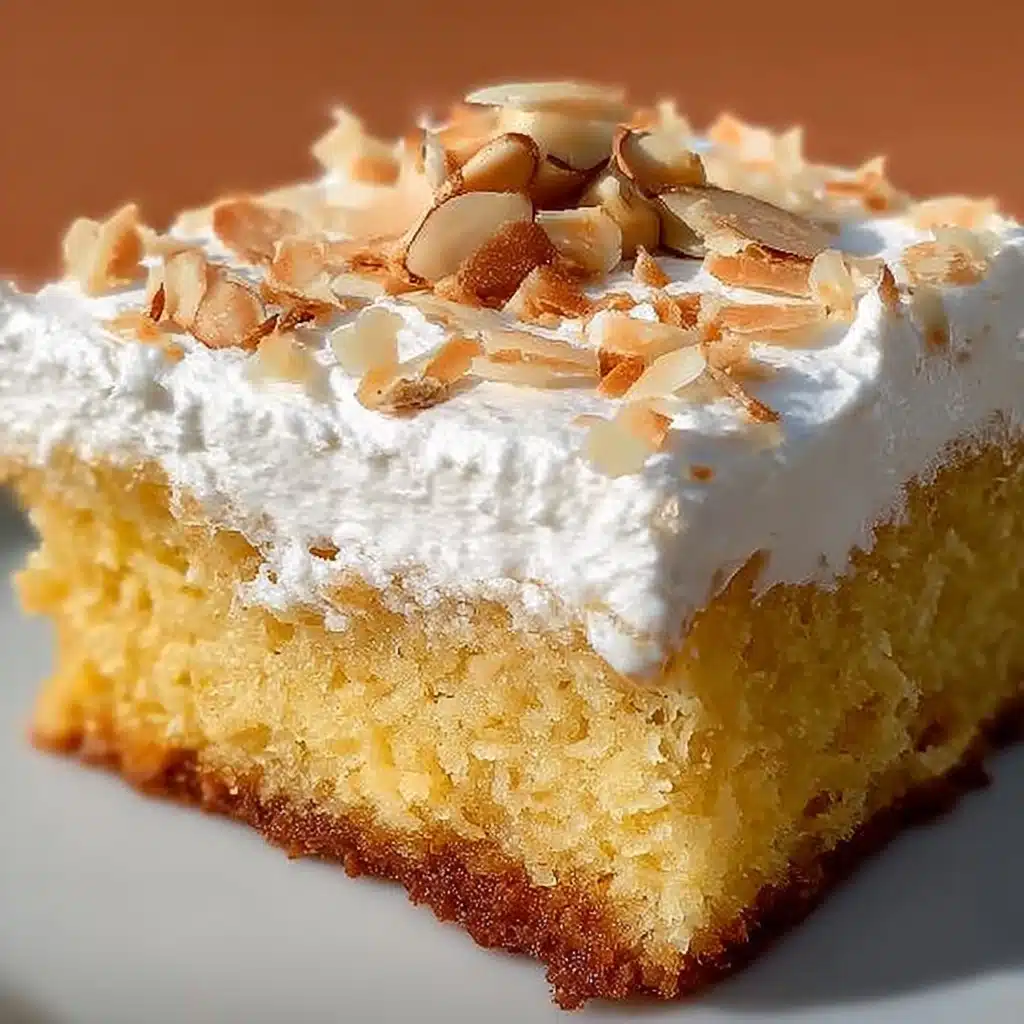 Heavenly Coconut Almond Cake Recipe