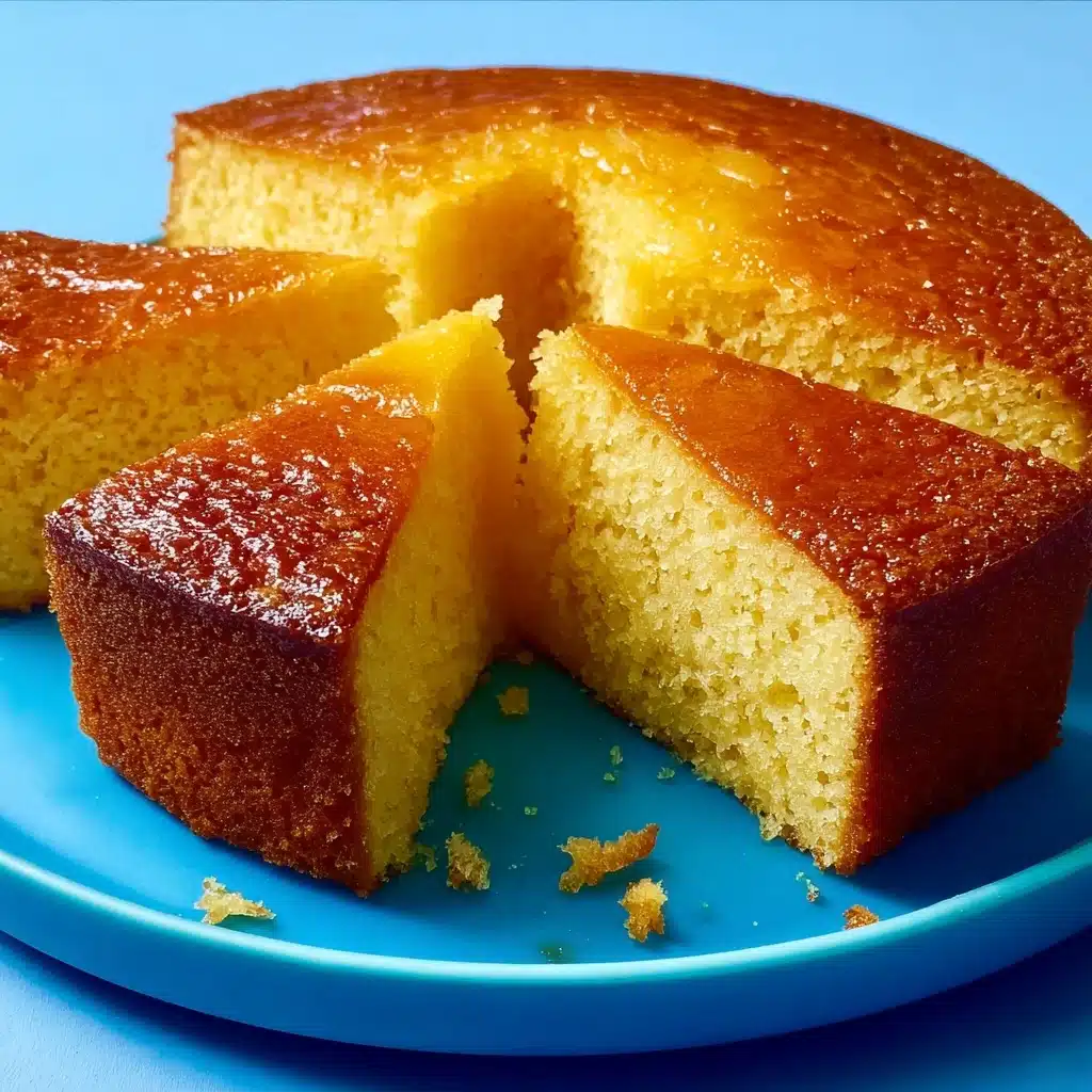 Golden Citrus Sponge Cake Recipe - Recipe Image