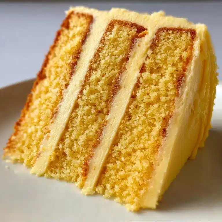 Luscious Layered Vanilla Cake Recipe