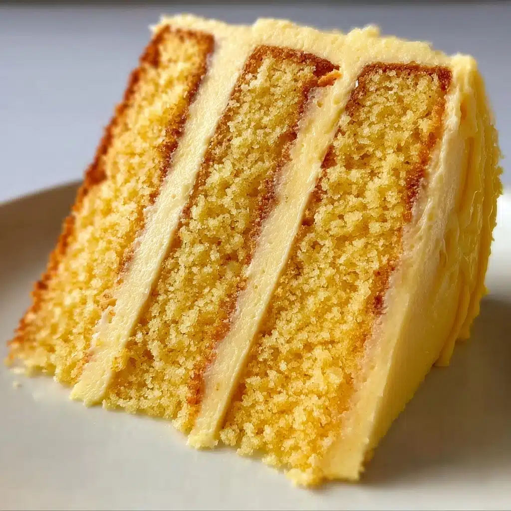 Luscious Layered Vanilla Cake Recipe - Recipe Image